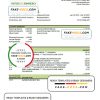 Italy Intesa Sanpaolo bank statement Excel and PDF template Italy Intesa Sanpaolo bank statement Excel and PDF template