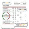 Italy Unicredit bank statement Excel and PDF template