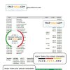 Jordan Cairo Amman bank statement Excel and PDF template