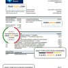 Liberia Global Bank statement Excel and PDF template