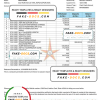 India Bank of India bank statement Word and PDF template