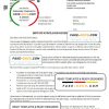 USA Massachusetts Chelsea The United Illuminating Company utility bill shutoff notice, Word and PDF template