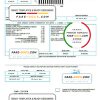 Georgia RWC water bill template in Word and PDF format