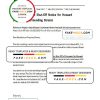 USA Texas La Banda utility water shut off notice, Word and PDF template