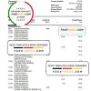 Australia Bank of Melbourne bank statement easy to fill template in Excel and PDF format