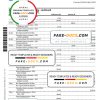 Canada Royal Bank of Canada (RBC) bank statement, Word and PDF template, 4 pages, version 2