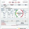 Turkey water utility bill template in Word and PDF format, fully editable