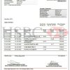 Turkey HSBC bank statement template in Word and PDF format