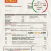 Malaysia Ambank bank statement template, Word and PDF format (.doc and .pdf)