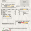 Malaysia Bank Muamalat bank account statement, Word and PDF template