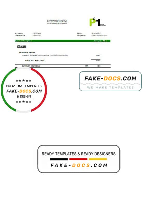 Malaysia Packet 1 Network bank statement template in Word and PDF format (3 pages) Malaysia Packet 1 Network bank statement template in Word and PDF format (3 pages)