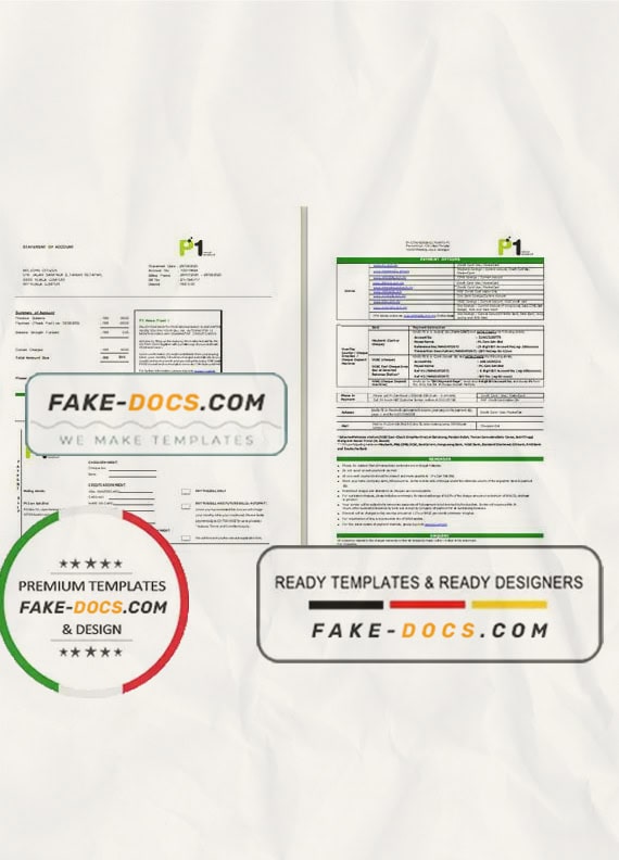 Malaysia Packet 1 Network bank statement template in Word and PDF format (3 pages) Malaysia Packet 1 Network bank statement template in Word and PDF format (3 pages)