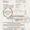 Malaysia Public bank statement template in Word and PDF format