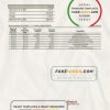 Malta Akbank bank statement template in Word and PDF format