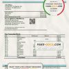 Mexico Inbursa bank statement template in Word and PDF format