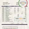 Mongolia Chinggis Khaan bank statement template in Word and PDF format