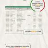 Nauru Bank of Nauru bank statement template in Word and PDF format