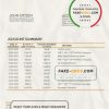 North Macedonia Capital bank statement template, Word and PDF format (.doc and .pdf)
