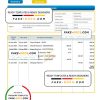 Pakistan JS bank e-statement, Word and PDF template, 3 pages