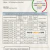 Palau ADB bank statement template in Word and PDF format