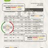 Palestine Quds bank statement Excel and PDF template