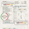 Panama Banistmo bank statement Excel and PDF template