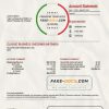 Panama Multibank proof of address bank statement template in Word and PDF format