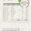 Papua New Guinea BSP bank statement template in Word and PDF format