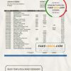 Paraguay Banco Amambay bank statement template in Word and PDF format