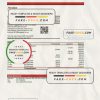 Peru Banco de Comercio bank statement Excel and PDF template