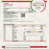 Peru Banco de Comercio bank statement template in Word and PDF format