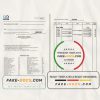 Philippines The United Coconut Planters Bank (UCPB) passbook template in .xls and .pdf file format