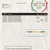 Philippines Unionbank bank statement template in Excel and PDF format