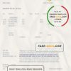 Philippines Bank of the Philippine Islands (BPI) bank statement template in Excel and PDF format, version 2