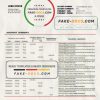 Poland Bank Pekao S.A bank statement template in .doc and .pdf format, fully editable