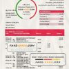 Poland HSBC bank statement template in .doc and .pdf format, fully editable