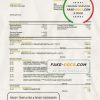 Qatar Doha Bank statement template in Word and PDF format