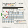 Qatar Islamic bank statement, Excel and PDF template