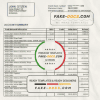Romania Alpha Bank statement template in Word and PDF format