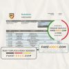Romania Banca Transilvania bank statement template in Word and PDF format, version 2