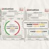Romania UniCredit Bank statement template in Word and PDF format (2 pages) in Romanian and English languages