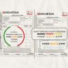 Romania UniCredit Bank statement template in Excel and PDF format (2 pages) in Romanian and English languages