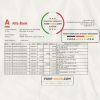 Russia Alfa bank statement easy to fill template in .xls and .pdf file format