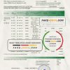 Russia Sberbank bank statement easy to fill template in Excel and PDF format