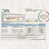 Russia VTB bank statement easy to fill template in .xls and .pdf file format