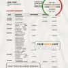 Saint Lucia Scotiabank bank proof of address statement template in Word and PDF format