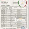 Saint Vincent and The Grenadines First Caribbean International Bank statement template in Excel and PDF format