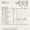 Salvador Banco Central de Reserva de El Salvador bank statement template in Word and PDF format