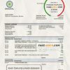 Salvador Bandesal bank statement template in Word and PDF format