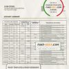 Sao Tome and Principe Banco Central de S.Tome e Principe bank statement template in Word and PDF format